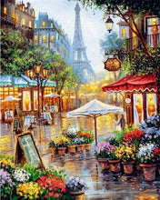 Laden Sie das Bild in den Galerie-Viewer, Malen nach Zahlen für Erwachsene | Blumengeschäft in Paris | Figured'Art