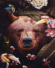 Laden Sie das Bild in den Galerie-Viewer, Malen nach Zahlen für Erwachsene | Bären und Vögel | Figured'Art