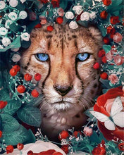 Laden Sie das Bild in den Galerie-Viewer, Malen nach Zahlen für Erwachsene | Panther und Schmetterlinge | Figured'Art