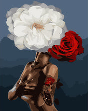 Laden Sie das Bild in den Galerie-Viewer, Malen nach Zahlen Figured'Art – Frauenblumen