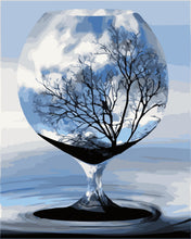 Laden Sie das Bild in den Galerie-Viewer, Malen nach Zahlen – Baum in einem Glas