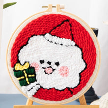 Laden Sie das Bild in den Galerie-Viewer, Punch Needle set Weihnachtspudel