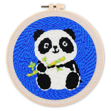 Laden Sie das Bild in den Galerie-Viewer, Punch Needle set Baby-Panda