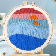 Laden Sie das Bild in den Galerie-Viewer, Punch Needle set Meereswelle
