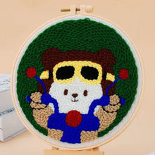 Laden Sie das Bild in den Galerie-Viewer, Punch Needle set Biker-Bär