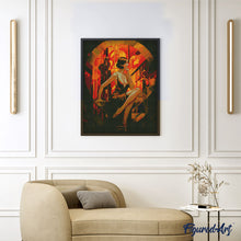 Laden Sie das Bild in den Galerie-Viewer, Diamond Painting – Sitzende Art-Deco-Frau