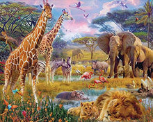 Laden Sie das Bild in den Galerie-Viewer, Diamond Painting – Tiere in der Savanne