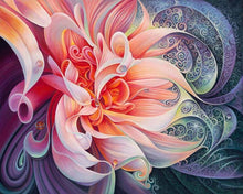 Laden Sie das Bild in den Galerie-Viewer, Diamond Painting – Abstrakte Blume | Figured'Art