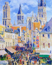 Laden Sie das Bild in den Galerie-Viewer, Diamond Painting – Rue de l’Épicerie in Rouen – Camille Pissarro | Figured'Art