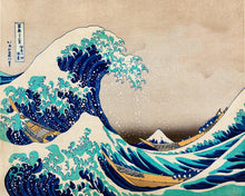 Laden Sie das Bild in den Galerie-Viewer, Malen nach Zahlen Figured'Art – Die große Welle von Kanagawa von Katsushika Hokusai