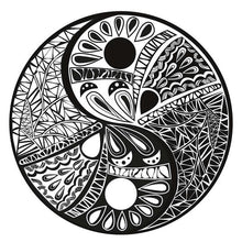 Laden Sie das Bild in den Galerie-Viewer, 2D Holzpuzzle – Zentriertes Yin Yang