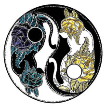 Laden Sie das Bild in den Galerie-Viewer, 2D Holzpuzzle – Enigmatisches Yin Yang