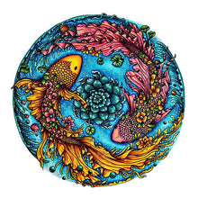 Laden Sie das Bild in den Galerie-Viewer, 2D Holzpuzzle – Gelassenes Yin Yang