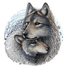 Laden Sie das Bild in den Galerie-Viewer, 2D Holzpuzzle – Wolfsrudel