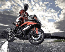 Laden Sie das Bild in den Galerie-Viewer, Malen nach Zahlen für Erwachsene | Unterwegs im Motorrad | Figured'Art