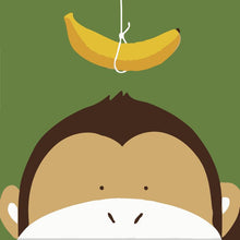 Laden Sie das Bild in den Galerie-Viewer, Malen nach Zahlen für Kinder | Affe mit Banane | Figured'Art