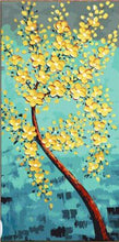 Laden Sie das Bild in den Galerie-Viewer, Malen nach Zahlen für Erwachsene | Baum mit goldenen Blumen | Figured'Art