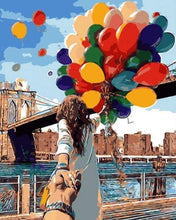 Laden Sie das Bild in den Galerie-Viewer, Malen nach Zahlen für Erwachsene | Bunte Luftballons | Figured'Art