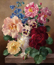 Laden Sie das Bild in den Galerie-Viewer, Malen nach Zahlen Erwachsene Schöner Blumenstrauß Figured'Art