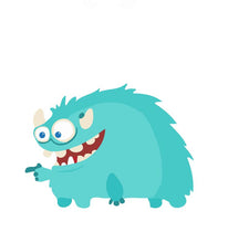 Laden Sie das Bild in den Galerie-Viewer, Malen nach Zahlen für Kinder | Behaartes Monster | Figured'Art