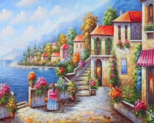 Laden Sie das Bild in den Galerie-Viewer, Malen nach Zahlen für Erwachsene | Schöne Aussicht auf das Meer | Figured'Art