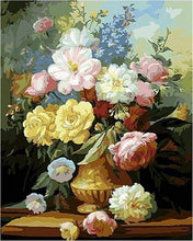 Laden Sie das Bild in den Galerie-Viewer, Malen nach Zahlen für Erwachsene | Eleganter Blumenstrauß | Figured'Art