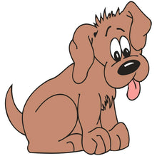 Laden Sie das Bild in den Galerie-Viewer, Malen nach Zahlen für Kinder | Brauner Hund | Figured'Art