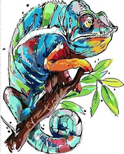 Laden Sie das Bild in den Galerie-Viewer, Malen nach Zahlen Erwachsene Chamäleon Figured'Art
