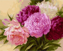 Laden Sie das Bild in den Galerie-Viewer, Malen nach Zahlen für Erwachsene | Blumen in drei Farben | Figured'Art