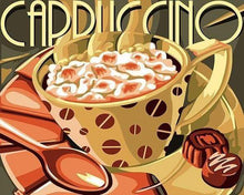 Laden Sie das Bild in den Galerie-Viewer, Malen nach Zahlen für Erwachsene | Cappuccino | Figured'Art