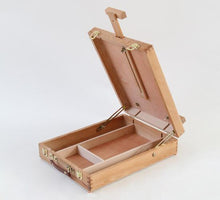 Laden Sie das Bild in den Galerie-Viewer, accessoires | Chevalet de table et valise de rangement pour peinture sur toile et dessin. | autre | FiguredArt