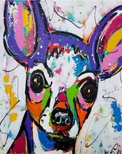 Laden Sie das Bild in den Galerie-Viewer, Malen nach Zahlen für Erwachsene | Hund mit großen Ohren Pop Art | Figured'Art