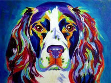 Laden Sie das Bild in den Galerie-Viewer, Malen nach Zahlen für Erwachsene | Farbiger Hund | Figured'Art