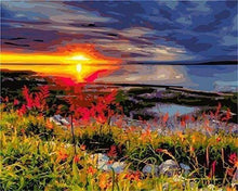 Laden Sie das Bild in den Galerie-Viewer, Malen nach Zahlen Erwachsene Sonnenuntergang Figured'Art