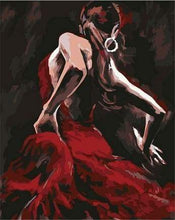 Laden Sie das Bild in den Galerie-Viewer, Malen nach Zahlen für Erwachsene | Flamenco Tänzer | Figured'Art