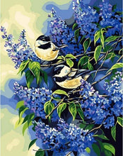 Laden Sie das Bild in den Galerie-Viewer, Malen nach Zahlen für Erwachsene | Zwei Vögel auf einem Zweig | Figured'Art