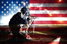 Laden Sie das Bild in den Galerie-Viewer, Diamond Painting, Amerikanischer Soldat