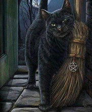 Laden Sie das Bild in den Galerie-Viewer, Diamond Painting, Schwarze Katze