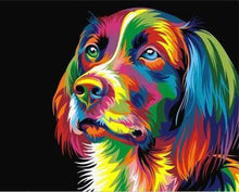 Laden Sie das Bild in den Galerie-Viewer, Diamond Painting, Hund Pop Art