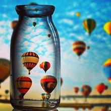 Laden Sie das Bild in den Galerie-Viewer, Diamond Painting, Heißluftballon und Vase