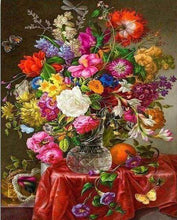 Laden Sie das Bild in den Galerie-Viewer, Diamond Painting, Großer Blumenstrauß