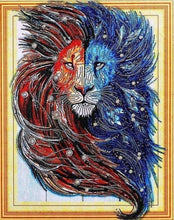 Laden Sie das Bild in den Galerie-Viewer, Diamond Painting, Lion abstrakt