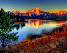 Laden Sie das Bild in den Galerie-Viewer, Diamond Painting, Bergsee