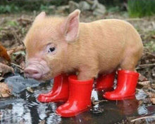 Laden Sie das Bild in den Galerie-Viewer, Diamond Painting, Schweinchen und rote Stiefel