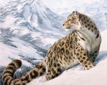 Laden Sie das Bild in den Galerie-Viewer, Diamond Painting, Schneeleopard