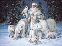 Laden Sie das Bild in den Galerie-Viewer, Diamond Painting, Schneemann und Waldtiere