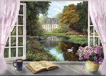 Laden Sie das Bild in den Galerie-Viewer, Diamond Painting, Blick auf das Schloss