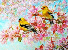 Laden Sie das Bild in den Galerie-Viewer, Diamond Painting, Gelbe Vögel