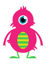 Laden Sie das Bild in den Galerie-Viewer, Malen nach Zahlen für Kinder | Einäugiges Monster | Figured'Art