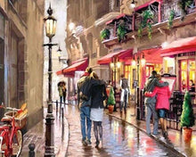Laden Sie das Bild in den Galerie-Viewer, Malen nach Zahlen für Erwachsene | Auf dem Weg zum Restaurant | Figured'Art